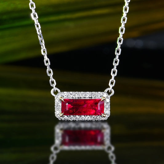 Natural (Mozambique) Ruby with only 1 piece new design.